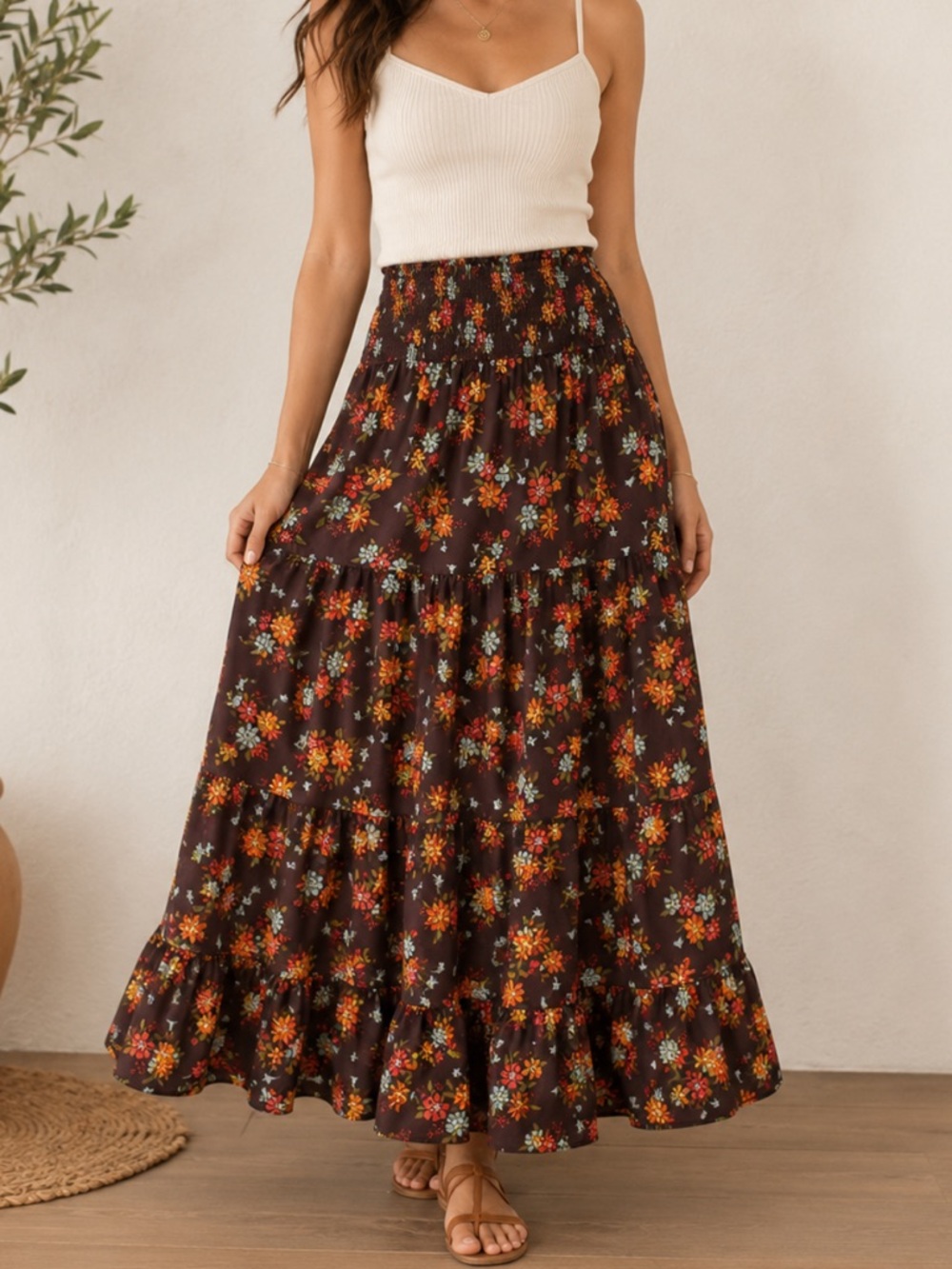 Love the label Luelle Skirt floral maxi size S